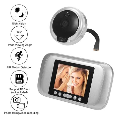 Wireless Digital Peephole Door Viewer 3.2"TFT LCD Monitor Door Eye ...