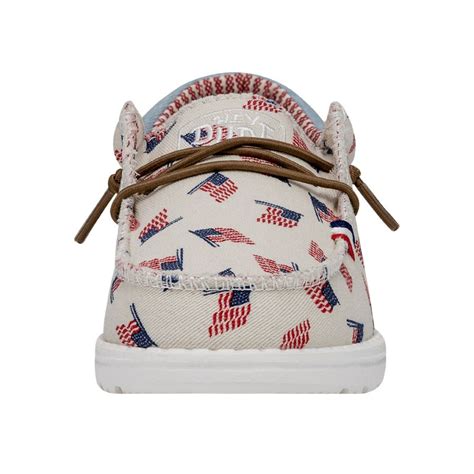 Wally Youth Americana Flag - Boy's Shoes | HEYDUDE shoes