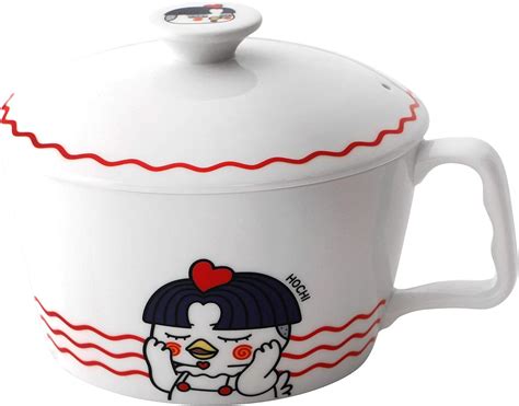 Amazon ZEN Buldak Hot Chicken Flavor Samyang Noodle Bowls Set W Cover Large Home Kitchen