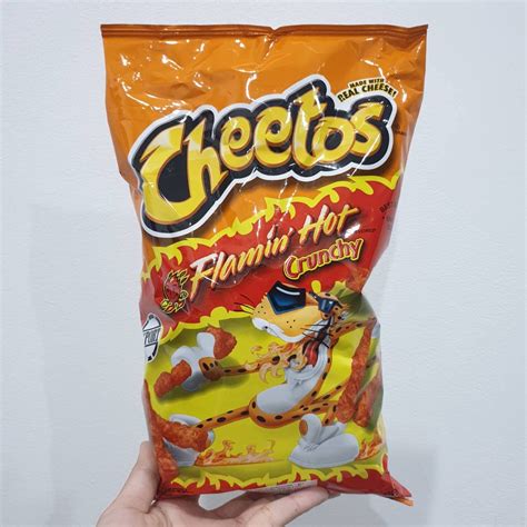 Promotion สงฟร พรอมสง Cheetos Flamin Hot Crunchy Cheese Snack 226g ฟลามน ฮอต ครนช ชส