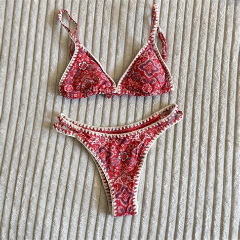 Hollister Cheeky Bikini Set Only Worn Once Depop