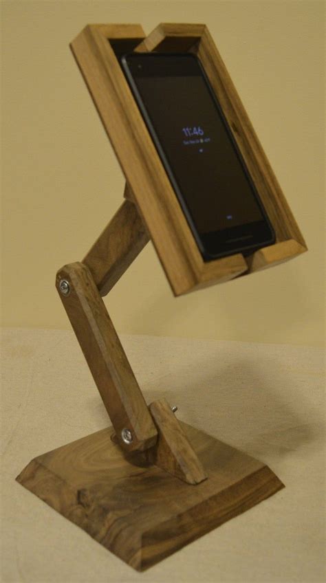 Cell Phone Holder Diy Diy Phone Stand Wooden Phone Holder Wood Phone