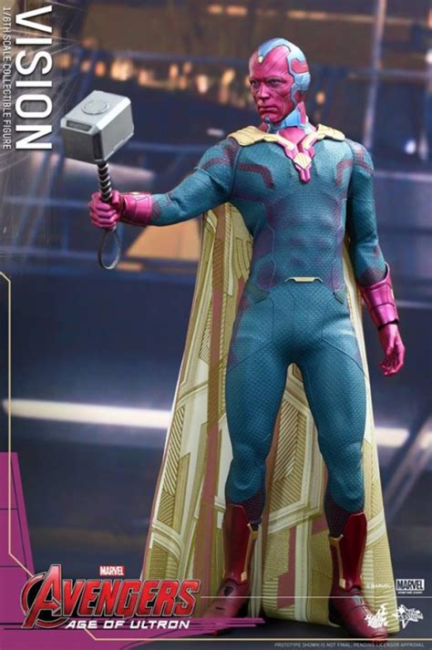 Hot Toys presenta la figura de Visión a escala 1 6
