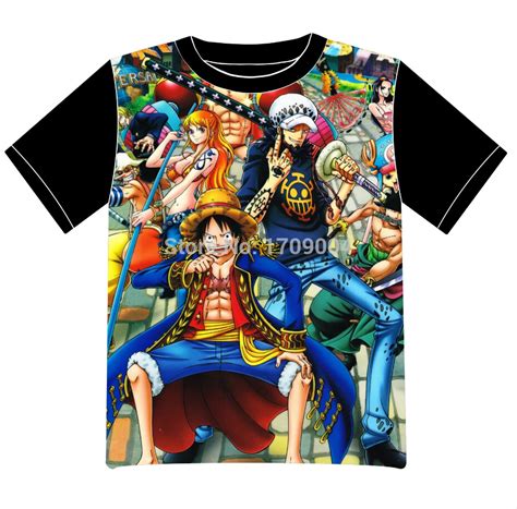 Free Shipping Anime Manga One Piece Luffy Wanted T Shirt Women Men