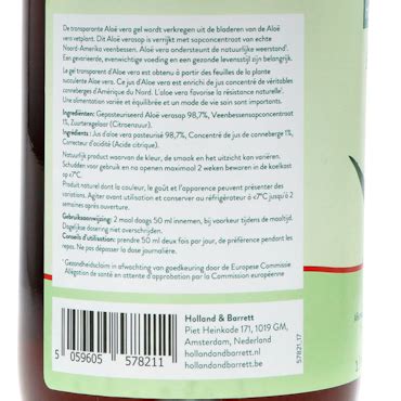 Holland Barrett Aloe Vera Sap Cranberry Kopen Bij Holland Barrett