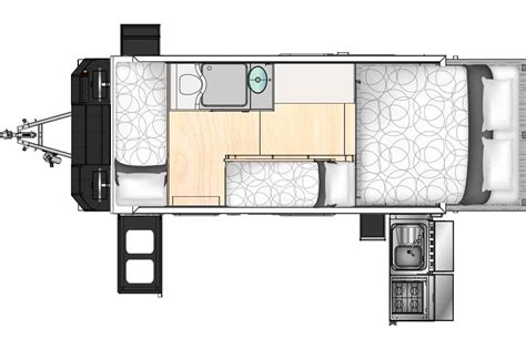 Source Australian Standard Off Road 13ft Pop Top Hybrid Caravan Camper Trailer With Shower And