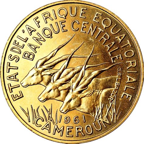 Francs Cfa Essai Central African States Numista