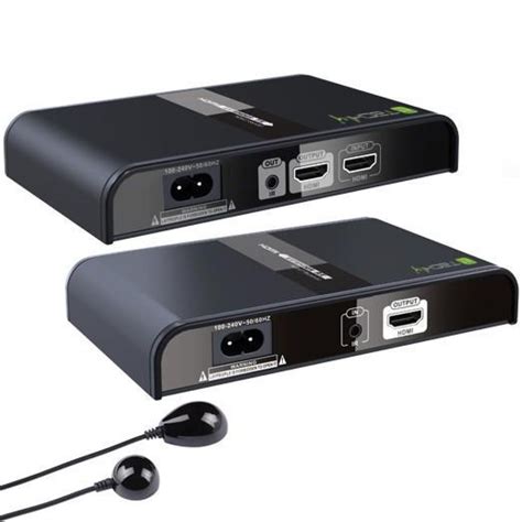 Extender Hdmi Hdbitt Powerline Splitter X Full Hd Con Ir Techly Np