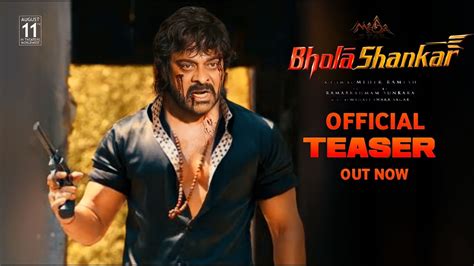 Bhola Shankar Official Teaser Chiranjeevi Tamanna Keerthy Suresh