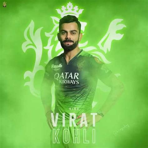 Ipl Rcb Royal Challengers Banglore Virat Kohli Green Jersey