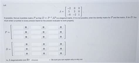 Solved Suppose That A 22 Matrix A Has An Eigenvalue 3 With Chegg