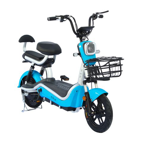 Bicicleta Eléctrica ZM500 Azul Moboss