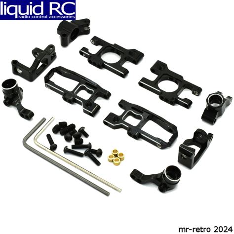 Hot Racing KMB Aluminum Suspension Kit Black Mini Z Buggy