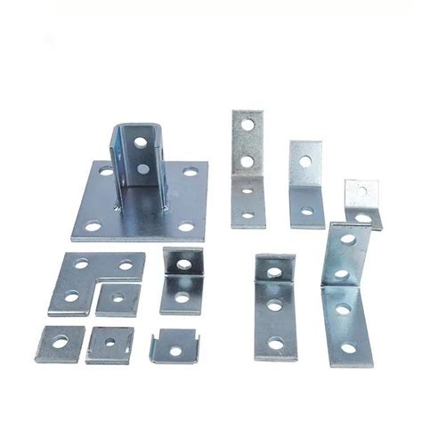 Hot DIP Galvanized Or Zinc Plated Strut Channel Fittings Pipe Support And Strut Channel