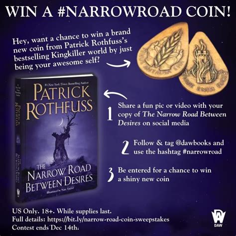 The Narrow Road Between Desires Kingkiller Coin Sweepstakes Astra