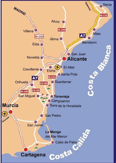 East Coast Of Spain Map – secretmuseum