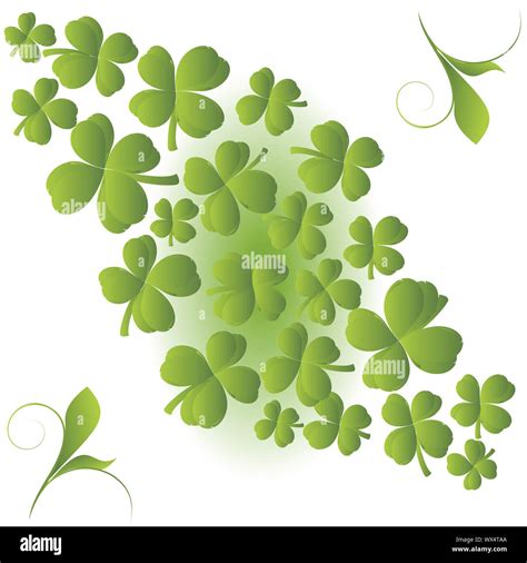 Clover background for St. Patrick's Day Stock Photo - Alamy