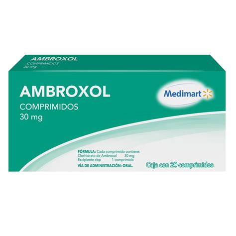 Ambroxol Medimart 30 Mg 20 Comprimidos Bodega Aurrera Despensa A Tu Casa