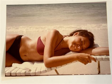 1970s Vtg Color Photo Sexy Woman Brunette Hair Bikini Snapshot Kodak F EBay