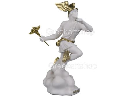 Hermes Mercury Greek Roman God Messenger Statue Sculpture Figure 8.66 ...