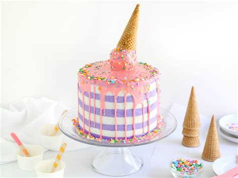 Ice Cream Cone Birthday Cake