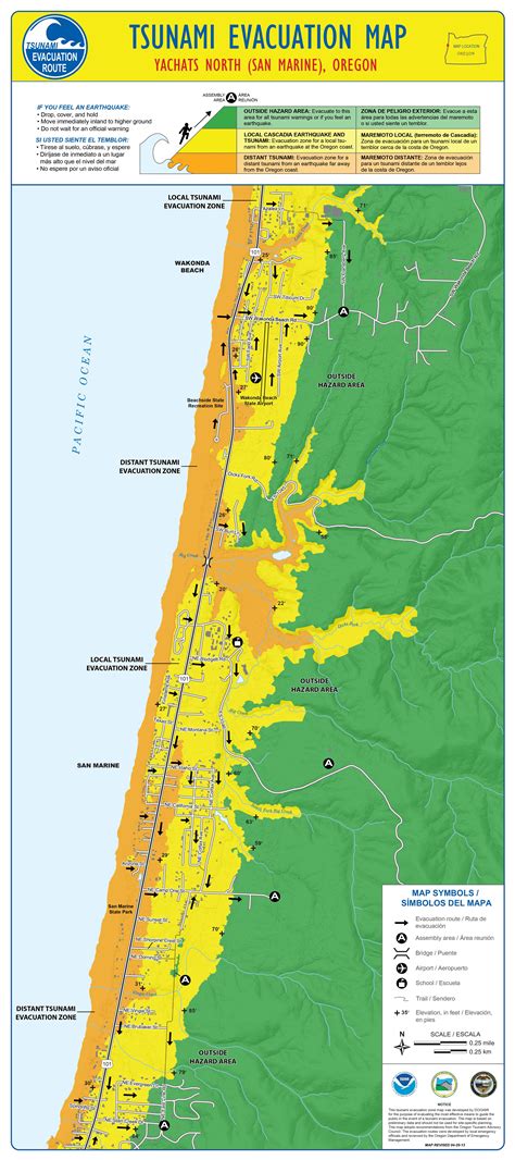 Tsunami Evacuation Maps Outline Safe Routes On Oregon And Washington