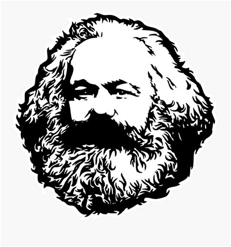 Karl Marx Monochromatic Vector Karl Marx Png Free Transparent