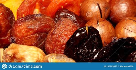 Dried Fruits With Nuts Cashews Hazelnuts Peanuts Dried Apricots