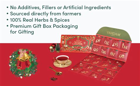 Vahdam Limited Edition Christmas Tea Gift Set Unique Loose Leaf