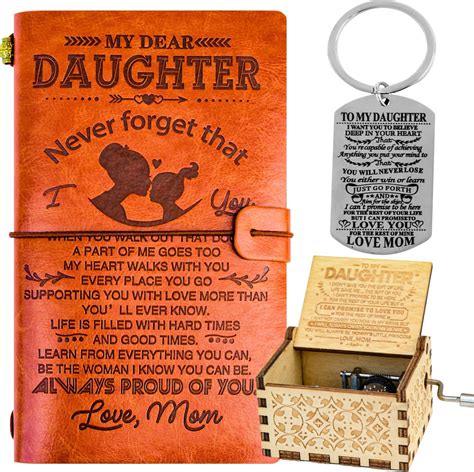 Daughter Ts From Momto My Daughter Leather Journal From