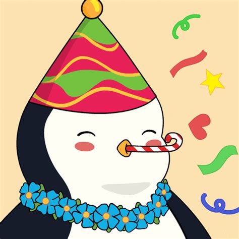 Celebrating Happy Birthday By Pudgy Penguins Find Share On Giphy