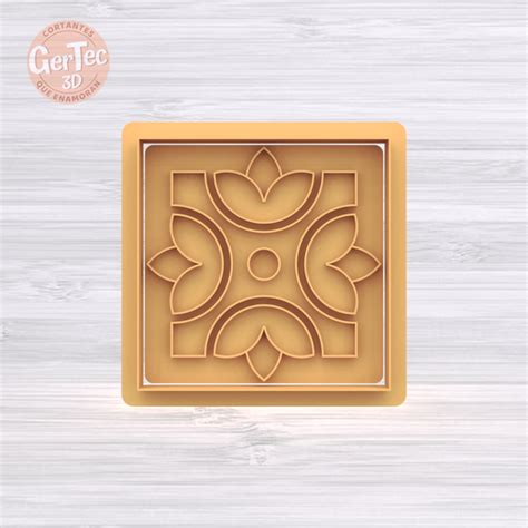 MOSAICO FLORES Cortante Stamp Comprar En GERTEC3D