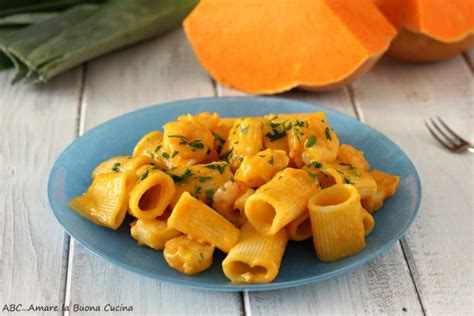 Pasta Con Crema Di Zucca E Gamberi ABC Amare La Buona Cucina