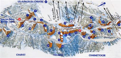 Maps of Les Arcs ski resort in France | SNO