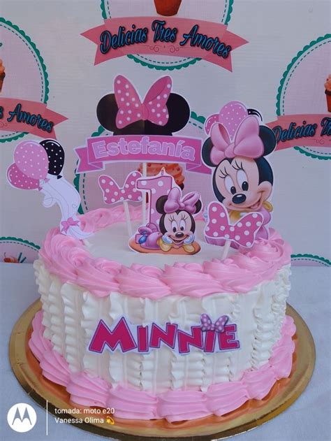 Pin de Pavlína en narozeniny Torta para fiesta Pastel de minnie