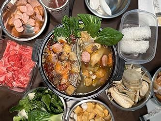 Amazon Food Party Hot Pot Electric Upgraded Separable Shabu Shabu Pot With Divider Hotpot