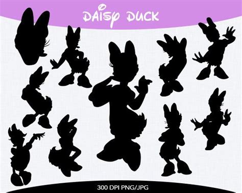 Daisy Duck Silhouette