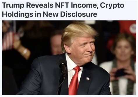 ICO Drops On Twitter Former U S President Donald Trump Gave A More