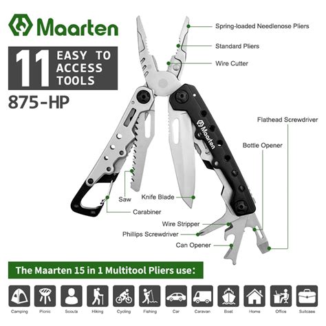 Maarten Alicate Multitool Bloqueio De Seguran A Multitool De A O