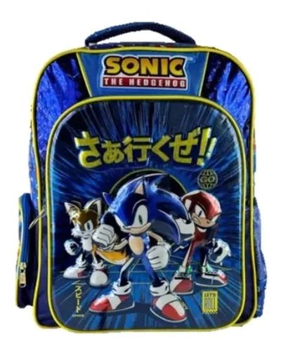 Mochila Sonic Ruz Original Primaria Envío gratis