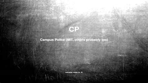 What does CP mean - YouTube