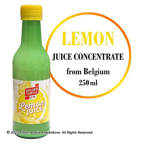 Лимонный сок - концентрат, Lemon Juice concentrate, Golden Turtle, 250 ...