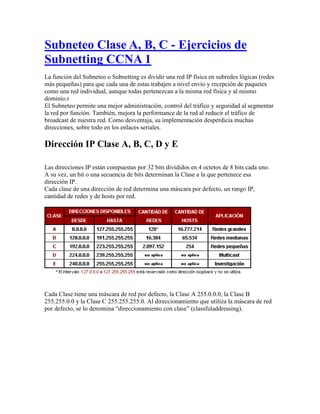 Subneteo Pdf