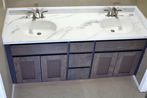 How To Refinish Bathroom Vanity Top With DIY Epoxy Resin TheDIYPlan