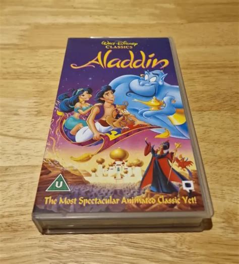 ALADDIN VHS VIDEO Walt Disney Classics Vintage Disney VHS Great