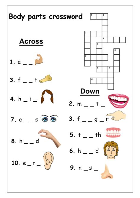 Kid Crossword Puzzles Printable - Printable Board Games