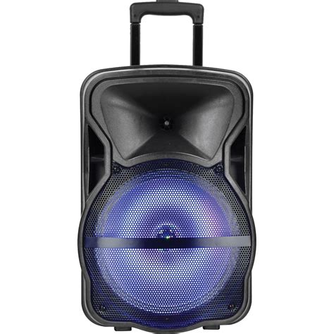 Sylvania Spa121 12 Inch Tailgate Portable Speaker With Led Party Light