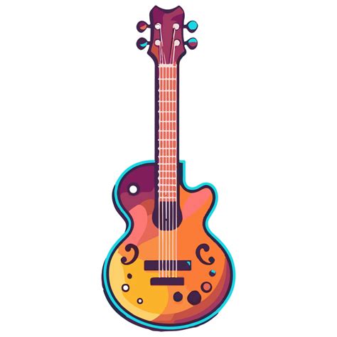 Cartoon Bass Guitar 24912323 Png