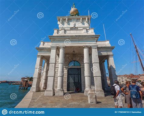 Venice, Italy - August 16, 2018: Punta Della Dogana Art Gallery ...