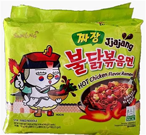 Samyang Green jjajang Hot Spicy Ramen x pack Samyang Jjajang Hot Chicken Ramen 짜장 불닭 볶음면